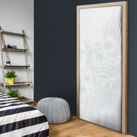 Tonga Ngatu Kupesi White Sunday Fakame Door Cover Koe Otua Mo Tonga Ko Hoku Tofia