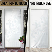 Tonga Ngatu Kupesi White Sunday Fakame Door Cover Koe Otua Mo Tonga Ko Hoku Tofia