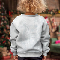 Tonga Ngatu Kupesi White Sunday Fakame Kid Ugly Christmas Sweater Koe Otua Mo Tonga Ko Hoku Tofia LT7 - Polynesian Pride