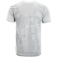 Tonga Ngatu Kupesi White Sunday Fakame T Shirt Koe Otua Mo Tonga Ko Hoku Tofia