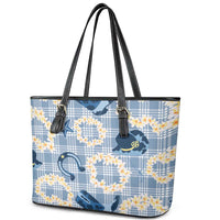 Aloha Hawaii Paniolo Jeans Palaka Leather Tote Bag Coastal Rodeo LT7 - Polynesian Pride
