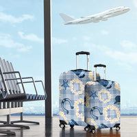 Aloha Hawaii Paniolo Jeans Palaka Luggage Cover Coastal Rodeo LT7 - Polynesian Pride