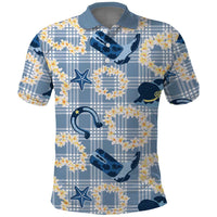 Aloha Hawaii Paniolo Jeans Palaka Polo Shirt Coastal Rodeo - Polynesian Pride