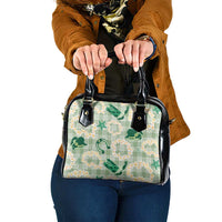 Aloha Hawaii Paniolo Mint Palaka Shoulder Handbag Coastal Rodeo - Polynesian Pride