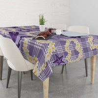 Aloha Hawaii Paniolo Lavender Palaka Tablecloth Coastal Rodeo - Polynesian Pride