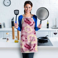 Aloha Hawaii Paniolo Lokelani Rose Palaka Apron Coastal Rodeo - Polynesian Pride