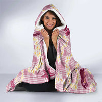 Aloha Hawaii Paniolo Lokelani Rose Palaka Hooded Blanket Coastal Rodeo - Polynesian Pride