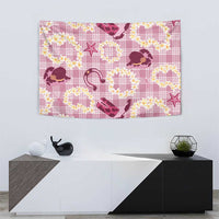Aloha Hawaii Paniolo Lokelani Rose Palaka Tapestry Coastal Rodeo LT7 - Polynesian Pride