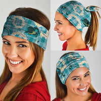 Aloha Hawaii Paniolo Teal Palaka Neck Gaiter Coastal Rodeo - Polynesian Pride