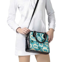 Aloha Hawaii Paniolo Teal Palaka Shoulder Handbag Coastal Rodeo - Polynesian Pride