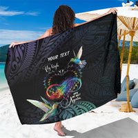 Polynesian Cancers Awareness Sarong Hummingbird - Fly High Until We Meet Again