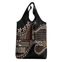 Samoa Siapo Mamanu Grocery Bag Waves Motifs