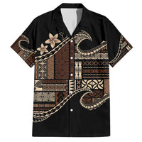 Samoa Siapo Mamanu Hawaiian Shirt Waves Motifs