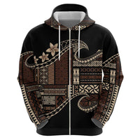 Samoa Siapo Mamanu Hoodie Waves Motifs