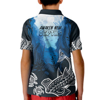 World Ocean Day Pasifika Kid Polo Shirt Awaken New Depths