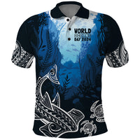 World Ocean Day Pasifika Polo Shirt Awaken New Depths