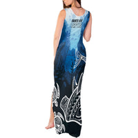 World Ocean Day Pasifika Tank Maxi Dress Awaken New Depths LT7 - Polynesian Pride