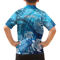 Hawaii World Ocean Day Hawaiian Shirt Kakau Turtles