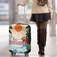 Summer Holiday It's 5 o'clock Somewhere Vintage Hawaii Luggage Cover