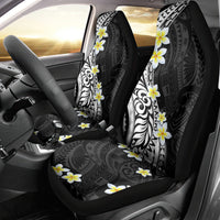 Hawaii Aloha Car Seat Cover Plumeria Vintage - Black LT7 - Polynesian Pride