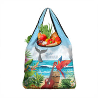 Aloha Honolulu Festival Grocery Bag Ukulele By The Shore