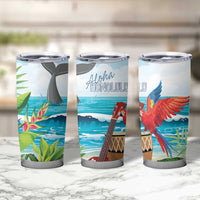 Aloha Honolulu Festival Tumbler Cup Ukulele By The Shore