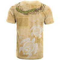 Aloha Honolulu Festival T Shirt Hawaii Kapa Mix Flowers Lei LT7 - Polynesian Pride