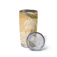 Aloha Honolulu Festival Tumbler Cup Hawaii Kapa Mix Flowers Lei LT7 - Polynesian Pride