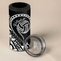 Polynesia Beach Volleyball Personalized 4 in 1 Can Cooler Tumbler Basic