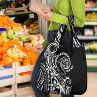 Polynesia Beach Volleyball Personalized Grocery Bag Basic