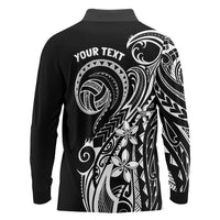 Polynesia Beach Volleyball Personalized Long Sleeve Polo Shirt Basic LT7 - Polynesian Pride