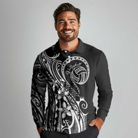 Polynesia Beach Volleyball Personalized Long Sleeve Polo Shirt Basic LT7 - Polynesian Pride