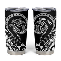 Polynesia Beach Volleyball Personalized Tumbler Cup Basic