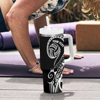 Polynesia Beach Volleyball Personalized Tumbler With Handle Basic