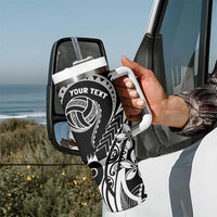 Polynesia Beach Volleyball Personalized Tumbler With Handle Basic