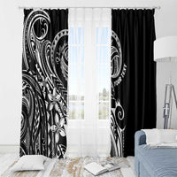 Polynesia Beach Volleyball Personalized Window Curtain Basic
