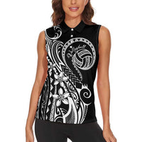 Polynesia Beach Volleyball Personalized Women Sleeveless Polo Shirt Basic LT7 - Polynesian Pride