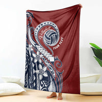 Polynesia Beach Volleyball Personalized Blanket Special LT7 - Polynesian Pride