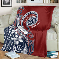 Polynesia Beach Volleyball Personalized Blanket Special LT7 - Polynesian Pride