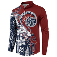 Polynesia Beach Volleyball Personalized Button Sweatshirt Special LT7 - Polynesian Pride