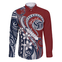 Polynesia Beach Volleyball Personalized Family Matching Mermaid Dress and Hawaiian Shirt Special