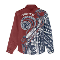 Polynesia Beach Volleyball Personalized Women Casual Shirt Special LT7 - Polynesian Pride
