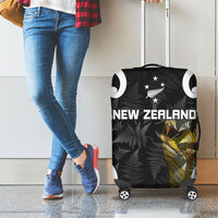 New Zealand WC2026 Black Luggage Cover Silver Fern