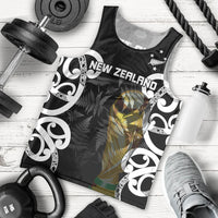 New Zealand WC2026 Custom Black Men Tank Top Silver Fern