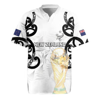 New Zealand WC2026 Custom White Rugby Jersey Silver Fern