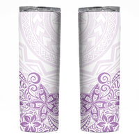 Polynesia Skinny Tumbler Plumeria Lavender Curves