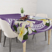 Aloha Hawaii Festive Tablecloth Frangipani Lace Classic - Lavender