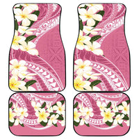 Aloha Hawaii Festive Car Mats Frangipani Lace Classic - Rosy