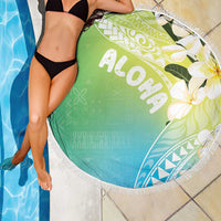Aloha Hawaii Festive Beach Blanket Frangipani Lace Classic - Summer Vibes