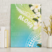 Aloha Hawaii Festive Canvas Wall Art Frangipani Lace Classic - Summer Vibes